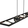 Steinhauer Soleil Pendant Light LED black, 4-light sources