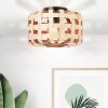 Brilliant Woodline Ceiling Light black, 1-light source