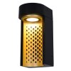 Lucide KIRAN Outdoor Wall Light LED black, 1-light source