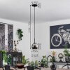 Koyoto Pendant Light glass 15 cm stainless steel, black, 1-light source