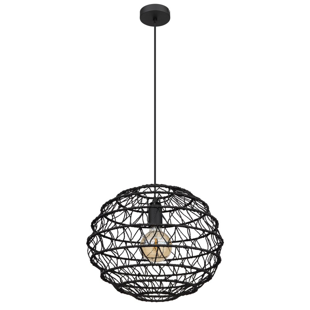 Globo SENNI Pendant Light black, 1-light source