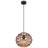 Globo SENNI Pendant Light black, 1-light source