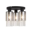 Globo BACKEY Ceiling Light black, 3-light sources