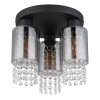 Globo BACKEY Ceiling Light black, 3-light sources