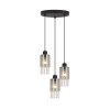 Globo BACKEY Pendant Light black, 3-light sources