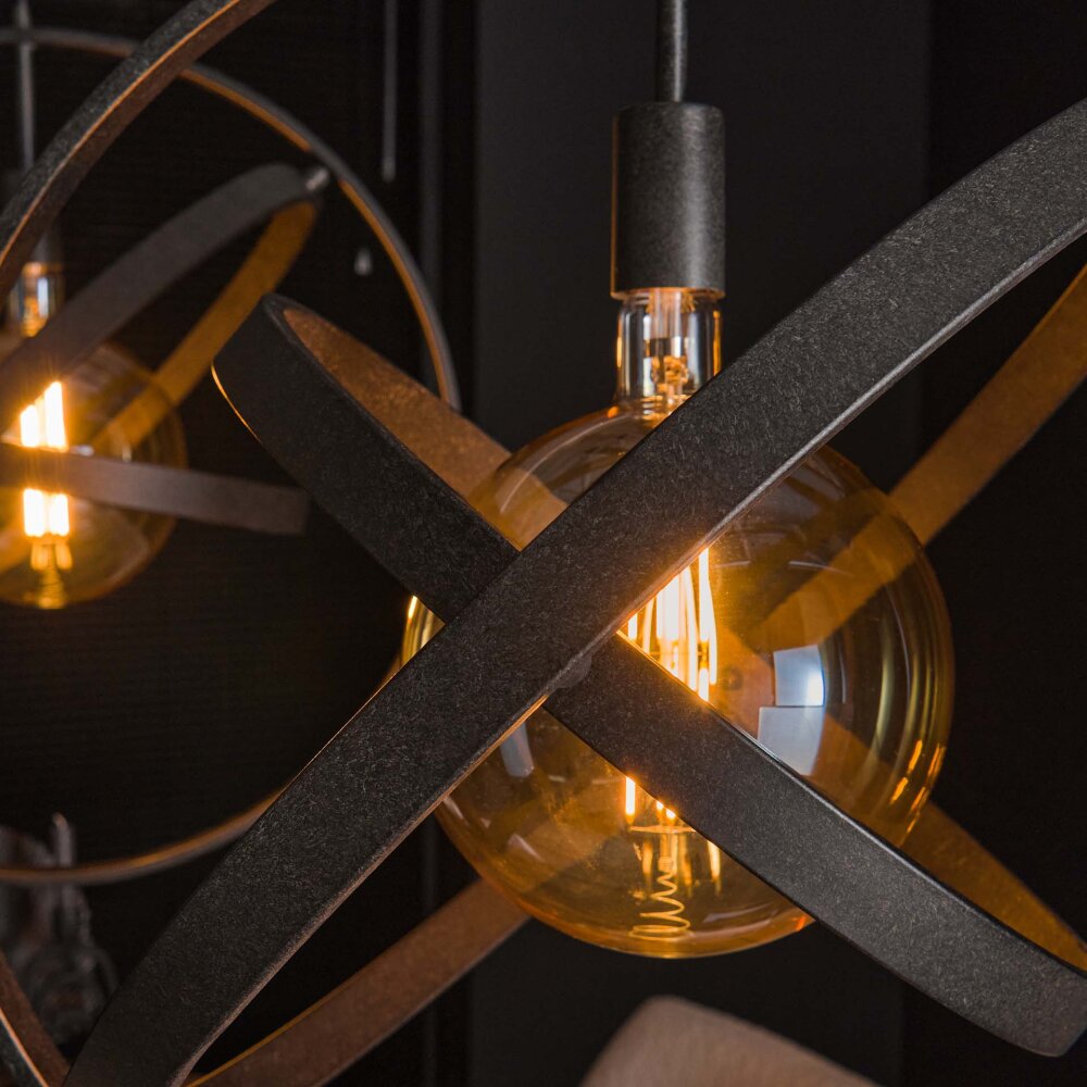 Galaxy pendant luminaire Antique, 2-light sources