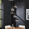 Kissaboui pendant luminaire black, 5-light sources