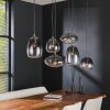 Kissaboui pendant luminaire black, 6-light sources