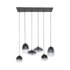 Kissaboui pendant luminaire black, 6-light sources