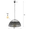 Armor pendant luminaire black, 1-light source