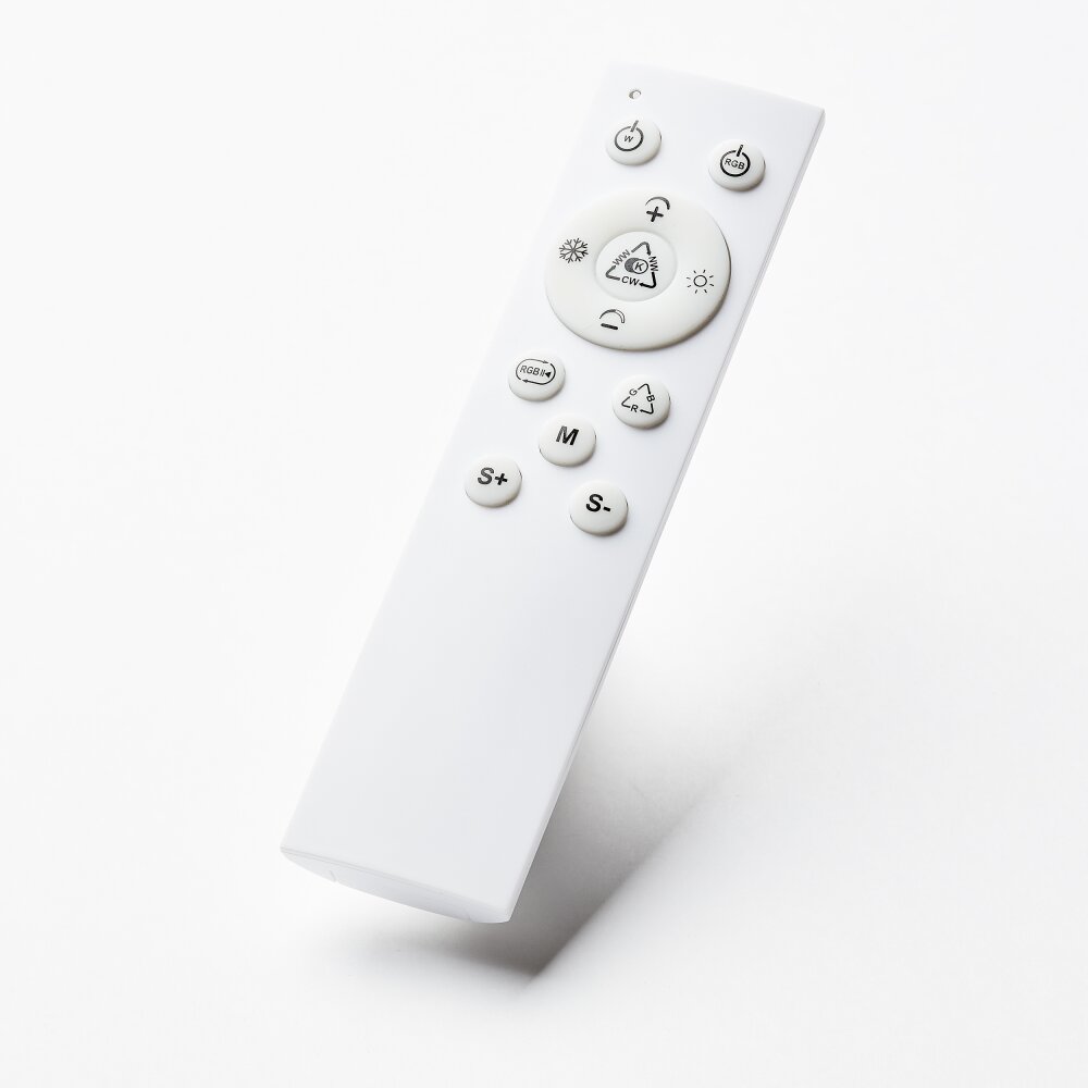 Brilliant Saltery Ceiling Light white, 1-light source, Remote control, Colour changer