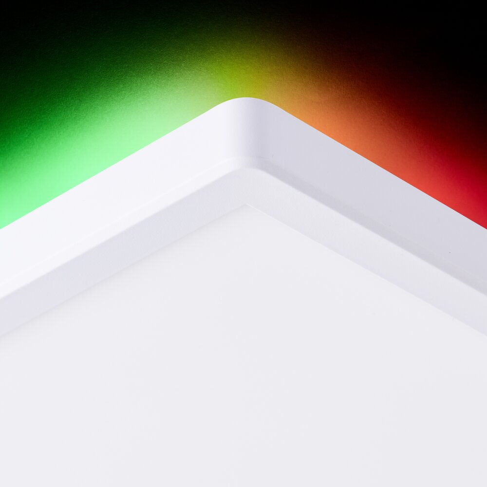 Brilliant Saltery Ceiling Light white, 1-light source, Remote control, Colour changer