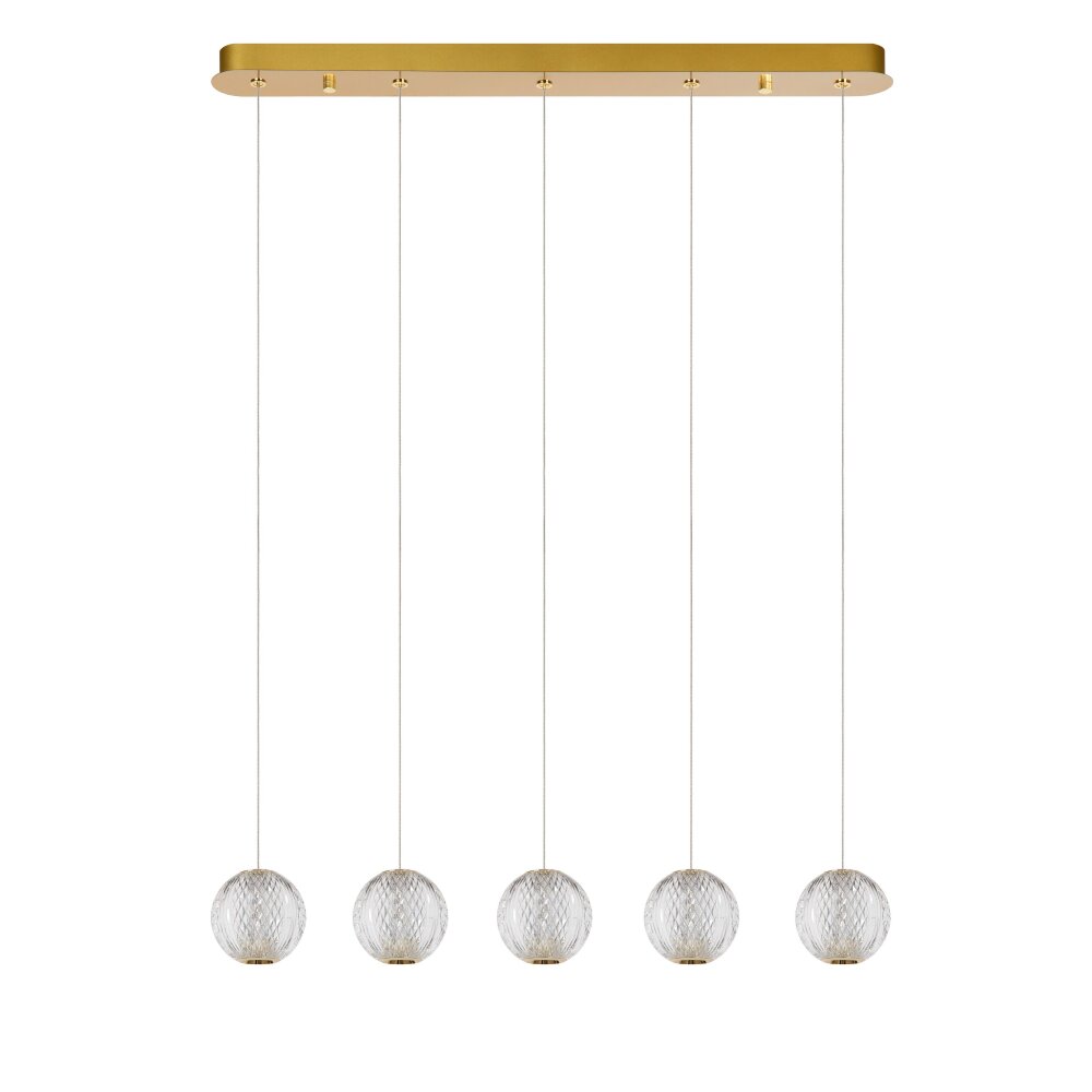 Lucide CINTRA Pendant Light LED gold, 5-light sources