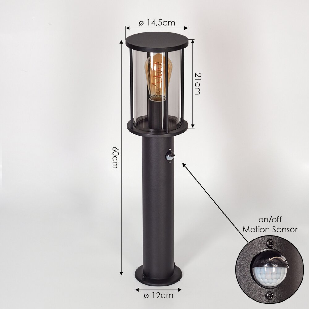 Sumalao path light black, 1-light source, Motion sensor