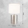 Fischer & Honsel Prata Table lamp silver, 1-light source