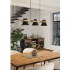 Eglo MACCLES Pendant Light Ecru, black, 3-light sources