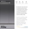 Paul Neuhaus PURE-MOTO-RISE Pendant Light LED grey, 3-light sources, Remote control