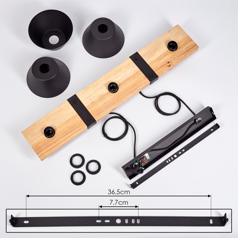 Gatangachi Pendant Light black, 3-light sources