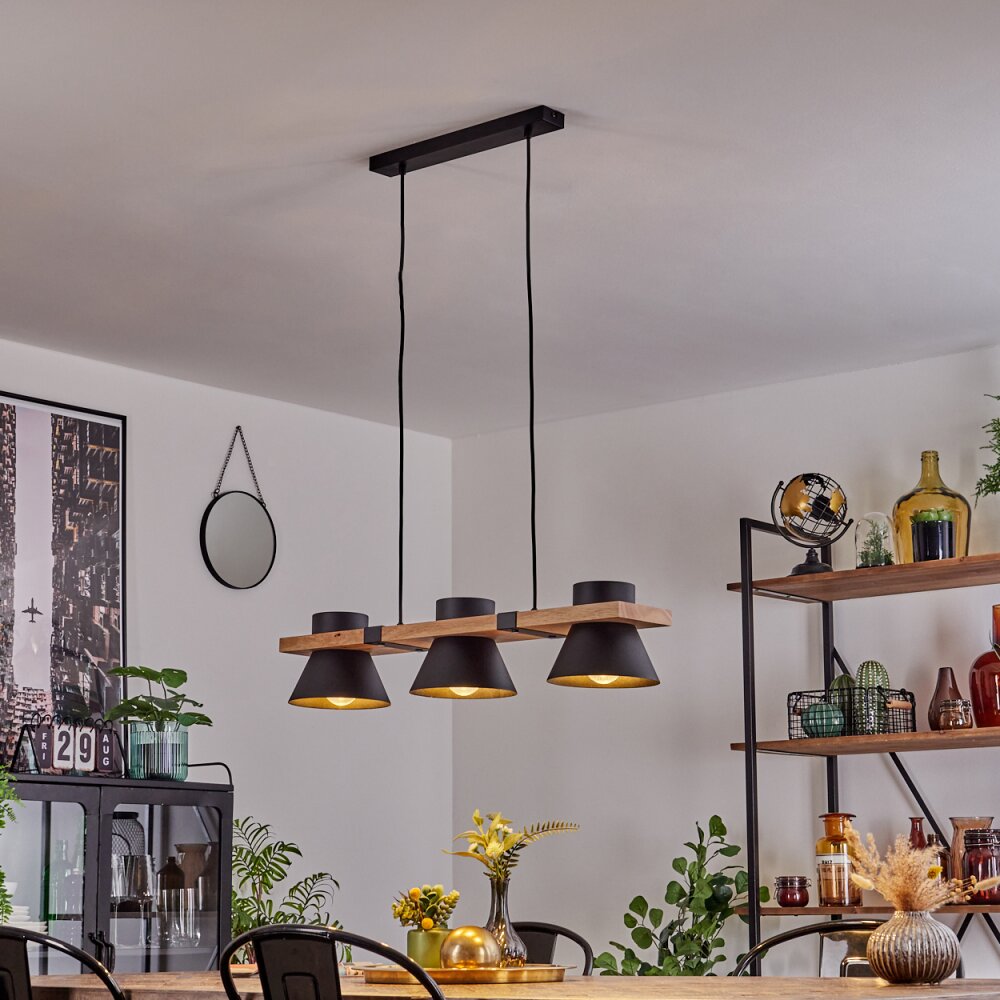 Gatangachi Pendant Light black, 3-light sources