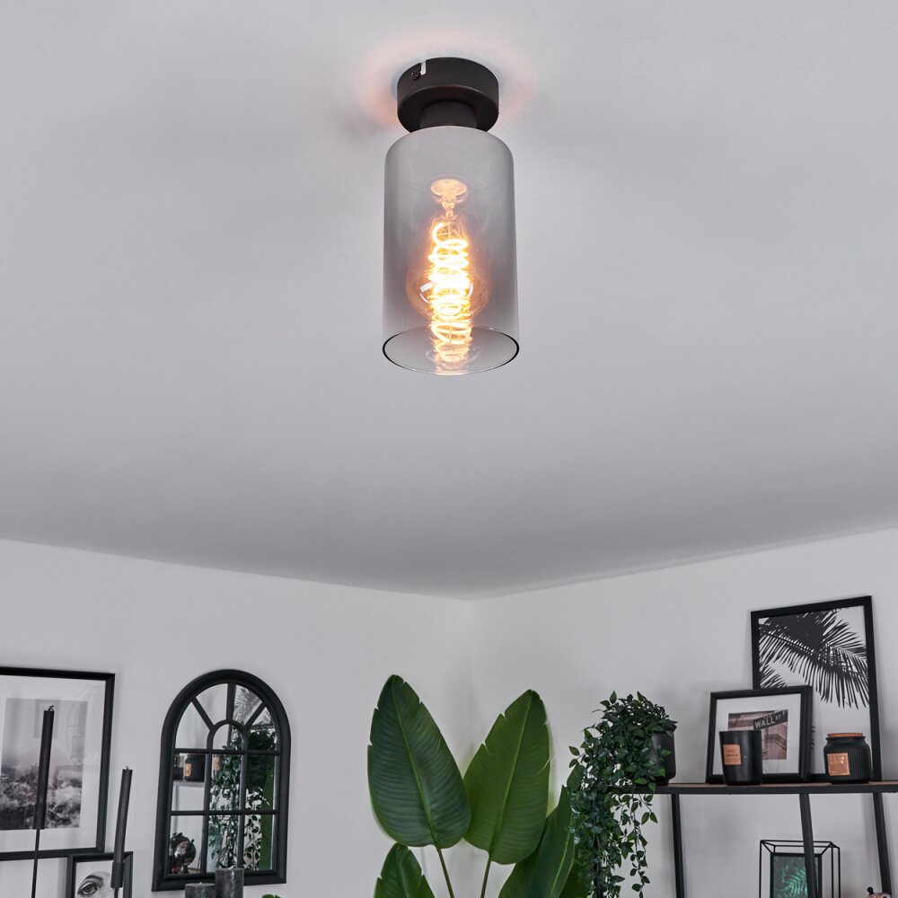 Hunouri Ceiling Light black, 1-light source