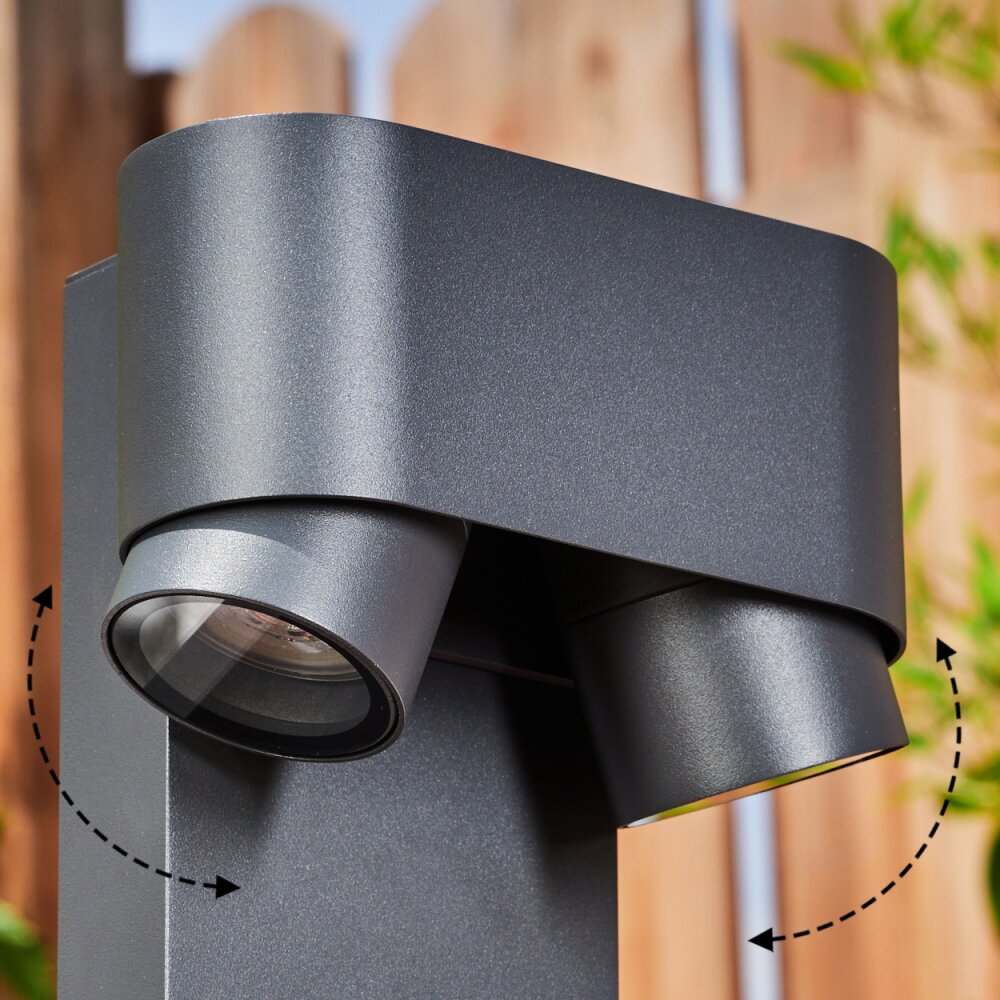 Guampacha path light anthracite, 2-light sources