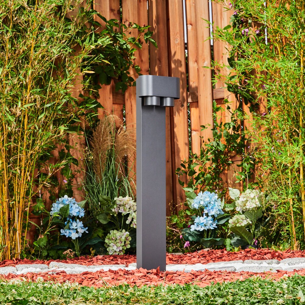 Guampacha path light anthracite, 2-light sources