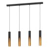 Eglo BARBOTTO Pendant Light LED gold, black, 4-light sources