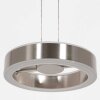 Steinhauer Piola Pendant Light LED brushed steel, 2-light sources