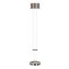 Steinhauer Piola Pendant Light LED brushed steel, 2-light sources