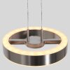 Steinhauer Piola Pendant Light LED brushed steel, 2-light sources