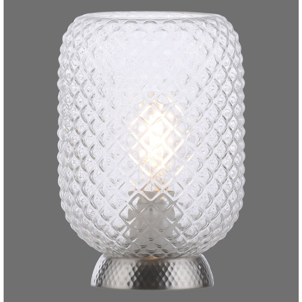 Leuchten Direkt REISHI Table lamp silver, 1-light source