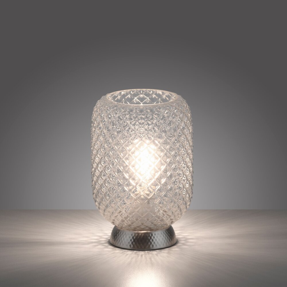 Leuchten Direkt REISHI Table lamp silver, 1-light source