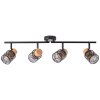 Brilliant Santy Ceiling Light black, 4-light sources