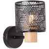 Brilliant Santy Wall Light black, 1-light source