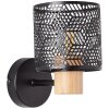 Brilliant Santy Wall Light black, 1-light source