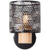 Brilliant Santy Wall Light black, 1-light source