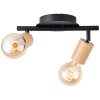 Brilliant Tiffany Ceiling Light Ecru, black, 2-light sources