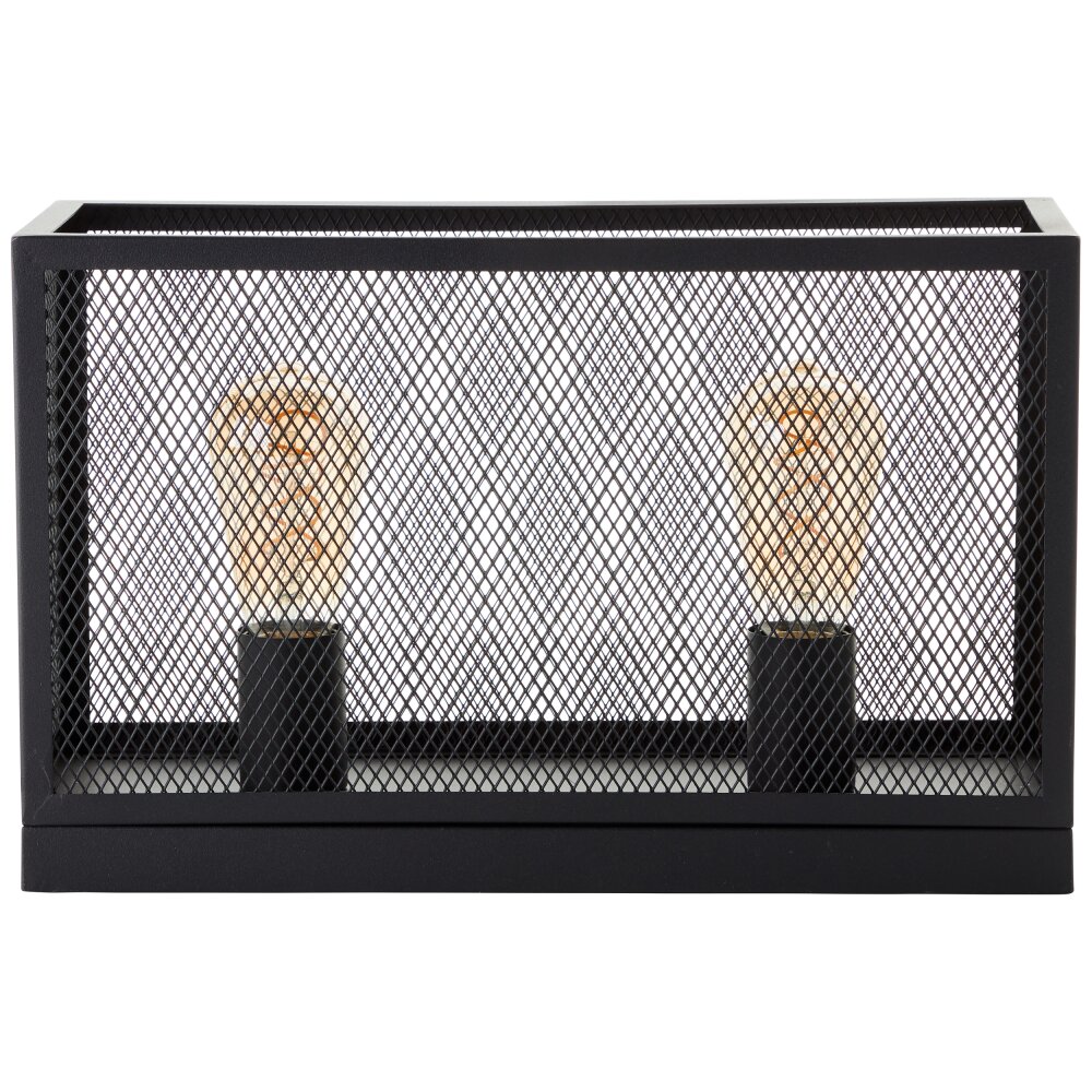 Brilliant Maze Table lamp black, 2-light sources