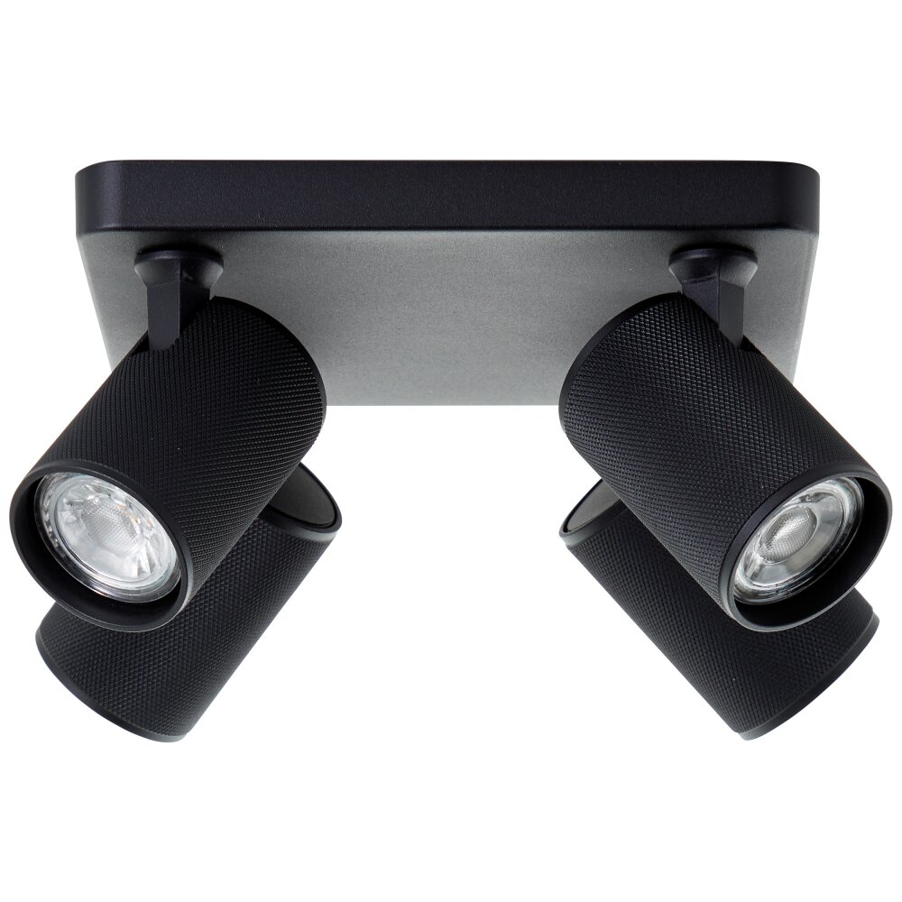 Brilliant Marty Ceiling Light black, 4-light sources