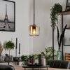 Lauden Pendant Light glass 15 cm Amber, clear, 1-light source