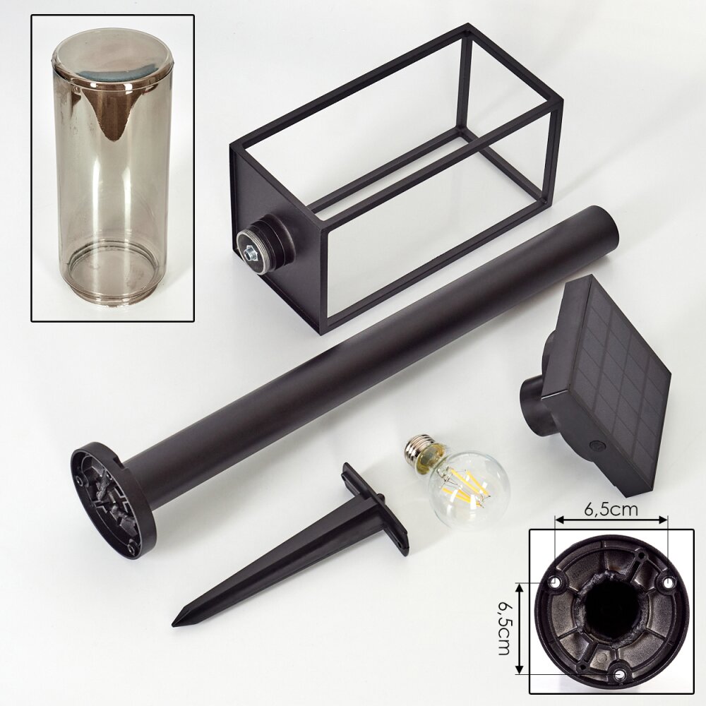 Palanga path light LED black, 1-light source