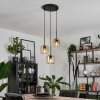 Lauden Pendant Light glass 15 cm Amber, clear, 3-light sources