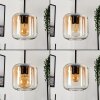 Lauden Pendant Light glass 15 cm Amber, clear, 5-light sources