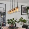 Lauden Pendant Light glass 15 cm Amber, clear, 5-light sources