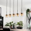 Lauden Pendant Light glass 15 cm Amber, clear, 5-light sources