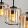 Lauden Pendant Light glass 15 cm Amber, clear, 5-light sources