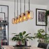 Lauden Pendant Light glass 15 cm Amber, 5-light sources