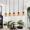 Lauden Pendant Light glass 15 cm Amber, 5-light sources