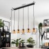 Lauden Pendant Light glass 15 cm Amber, 5-light sources