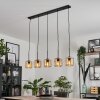 Lauden Pendant Light glass 15 cm Amber, 5-light sources